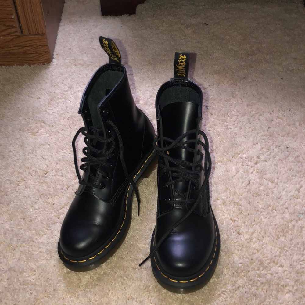 black dr. marten’s 1460 boots
